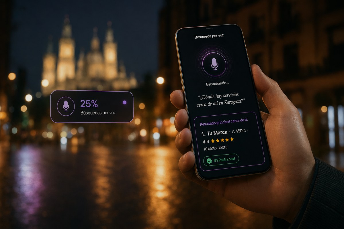Voice Search + IA en Zaragoza — Que Siri, Alexa y ChatGPT te recomienden en el Zaragoza de cada día