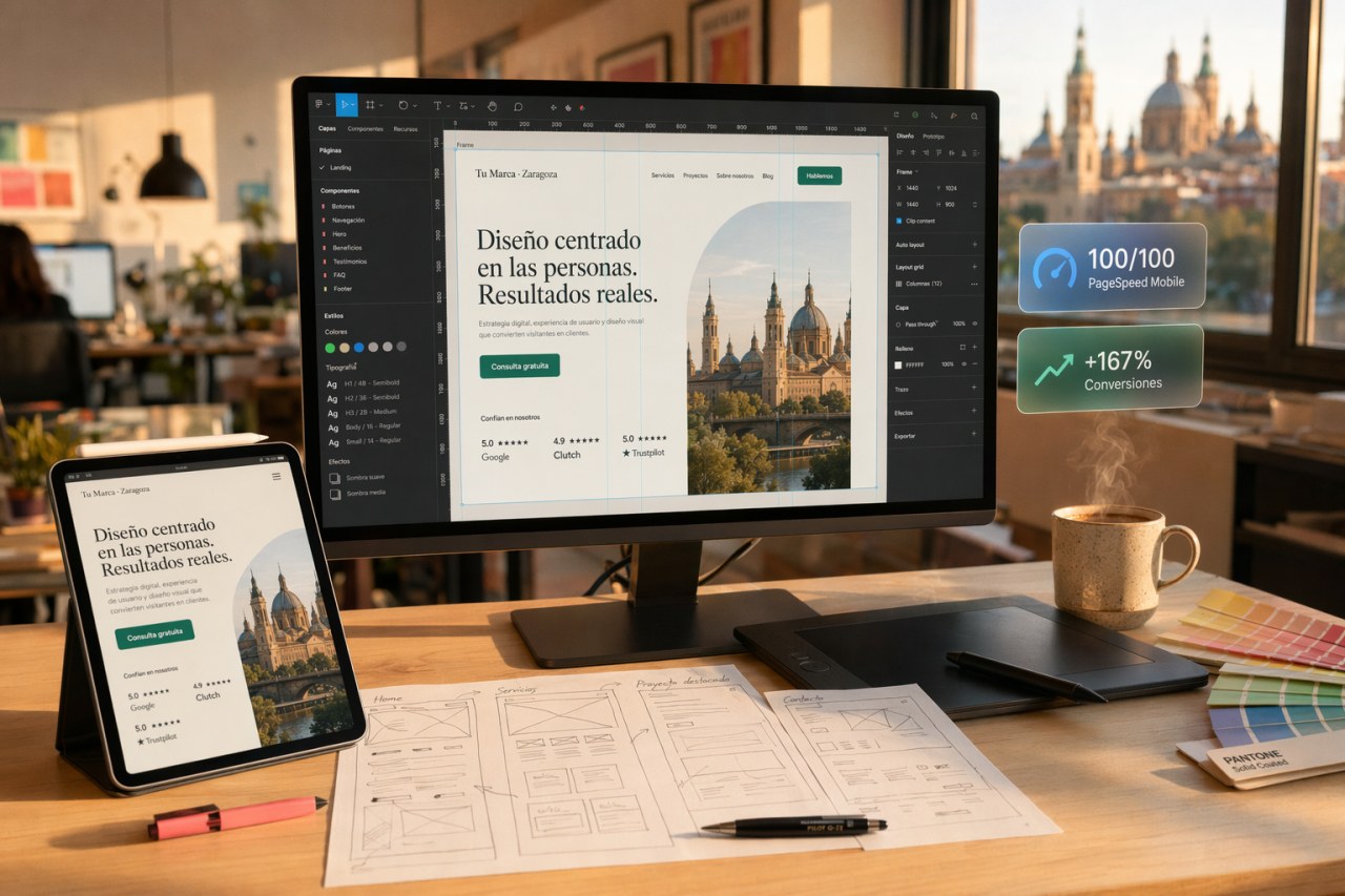 Diseño Web en Zaragoza — Diseño Web Profesional en Zaragoza — Páginas que Convierten