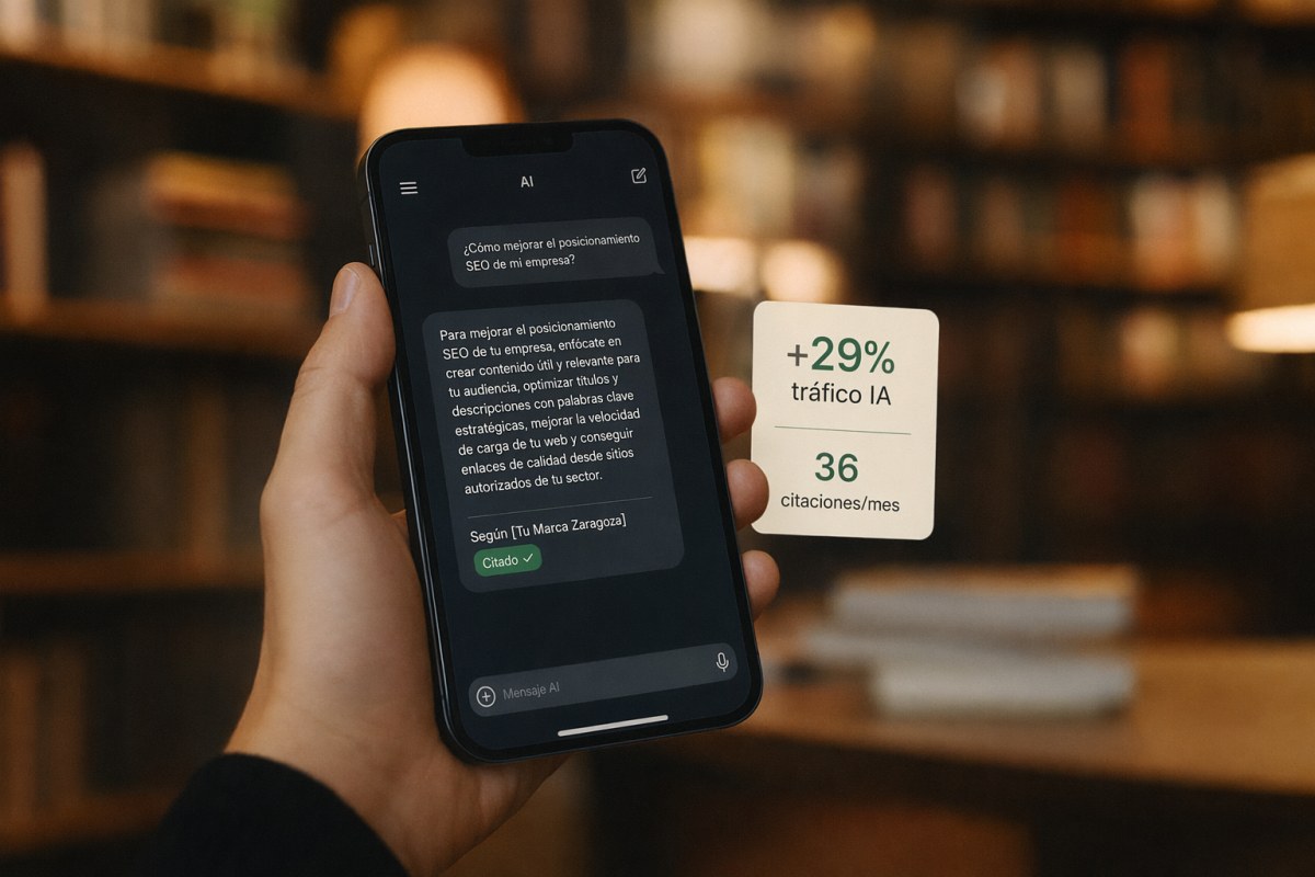 IA + humano = escalabilidad en Zaragoza — Contenido 10x más rápido sin perder calidad ni autoridad