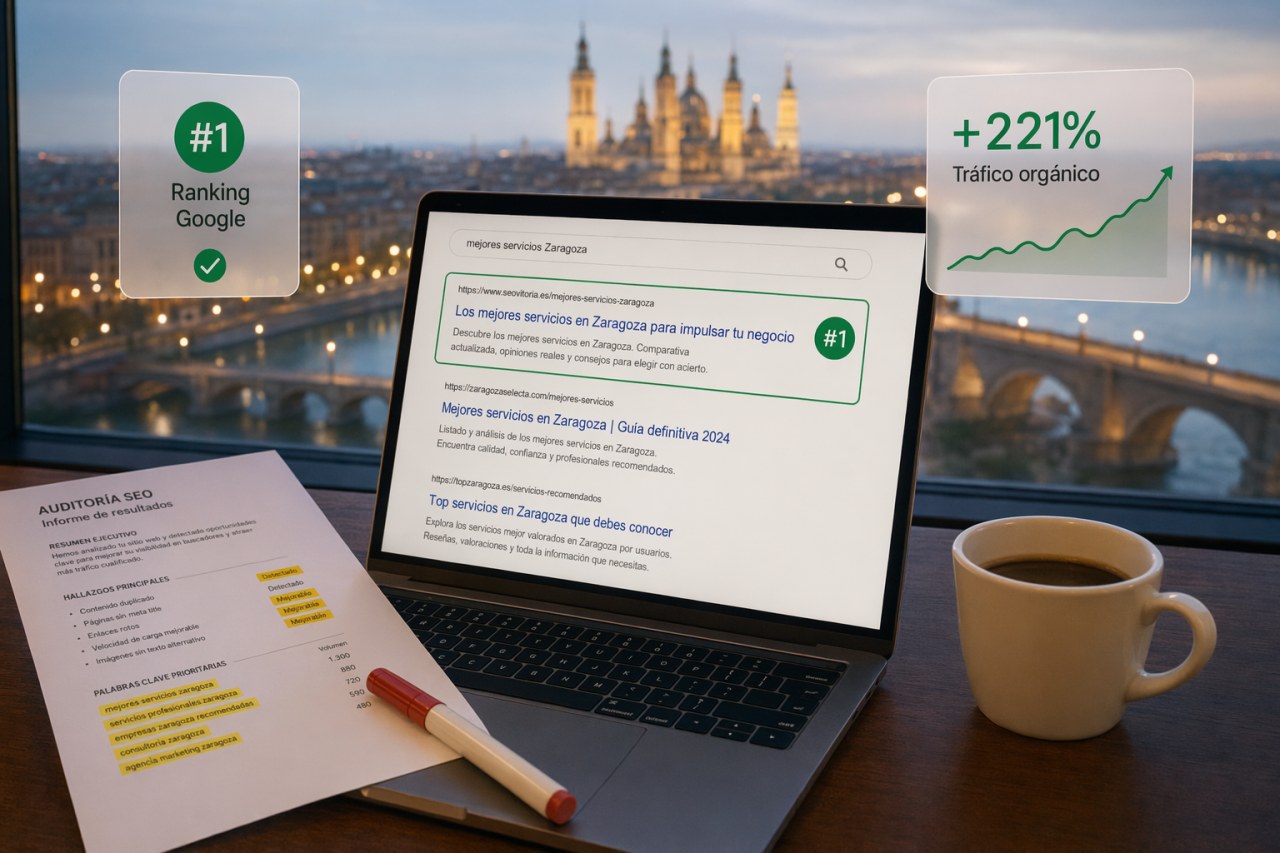 SEO en Zaragoza — Ranking #1 en Google para "mejores abogados Zaragoza"