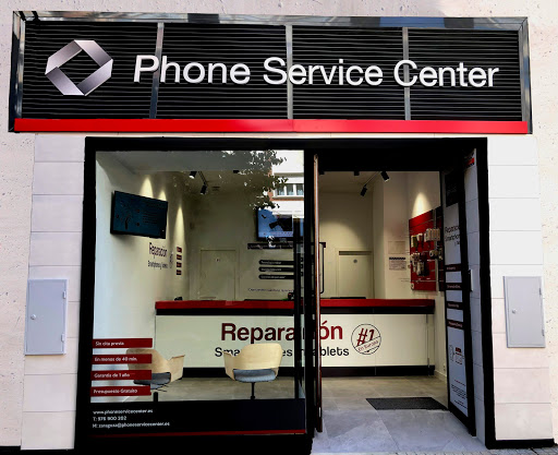 Phone Service Center calle León XIII Reparación de móviles en Zaragoza