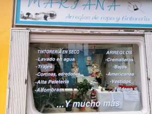 MARIANA ARREGLOS DE ROPA Y TINTORERIA, SASTRERIA
